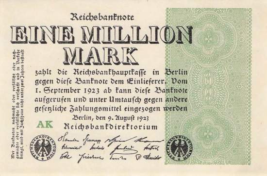 1 Million Mark 1923 ro.101a AK